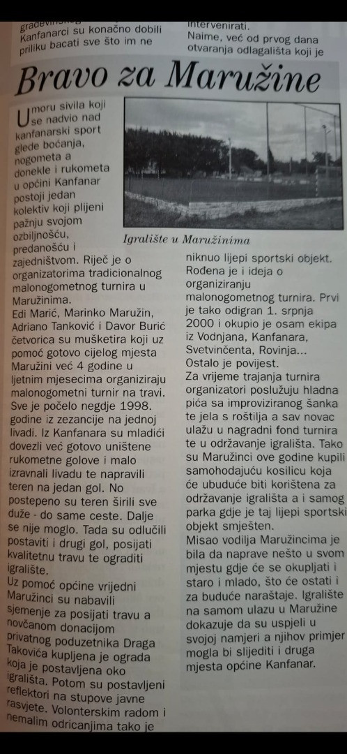 Maružini · povijest