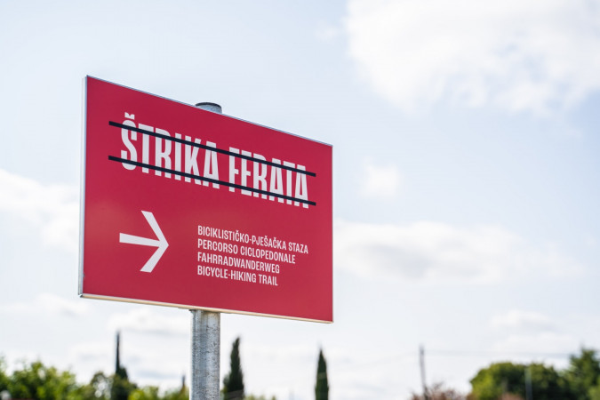 Štrika Ferata — trasa